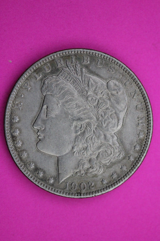 1902 P Morgan Silver Dollar Coin Guaranteed Authentic U.S.A American Seller 1983