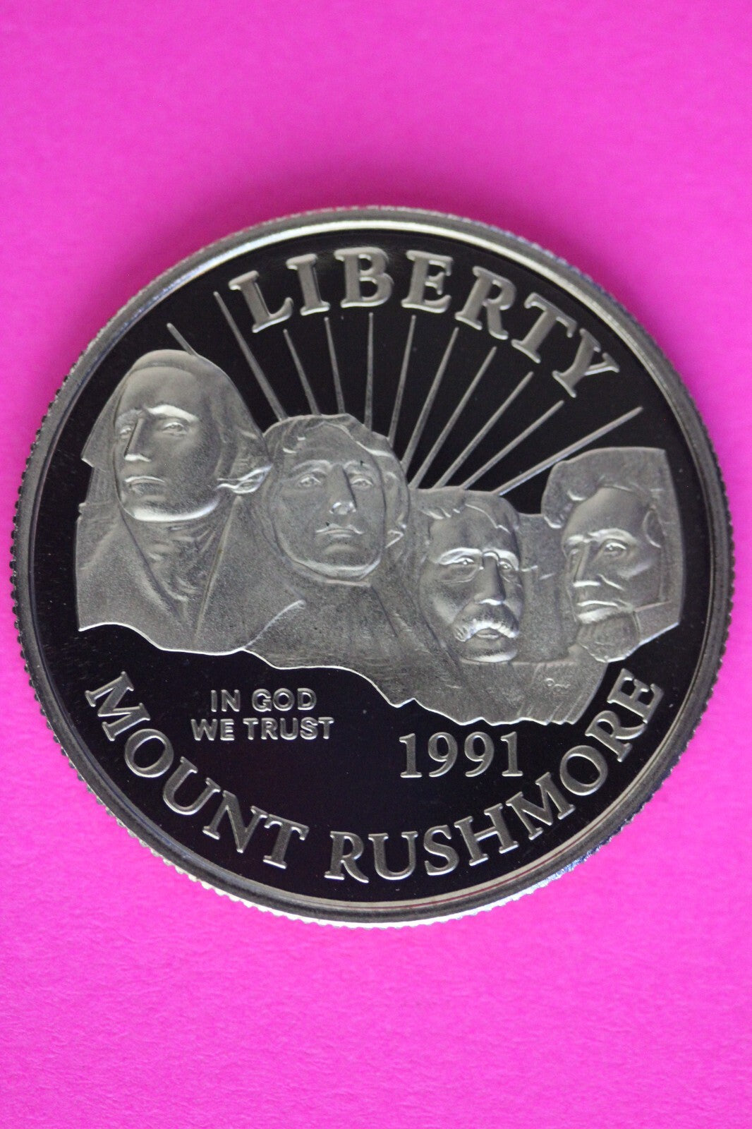 Gem Deep Cameo Clad Proof 1991 S Mount Rushmore Commemorative Half Dollar 11