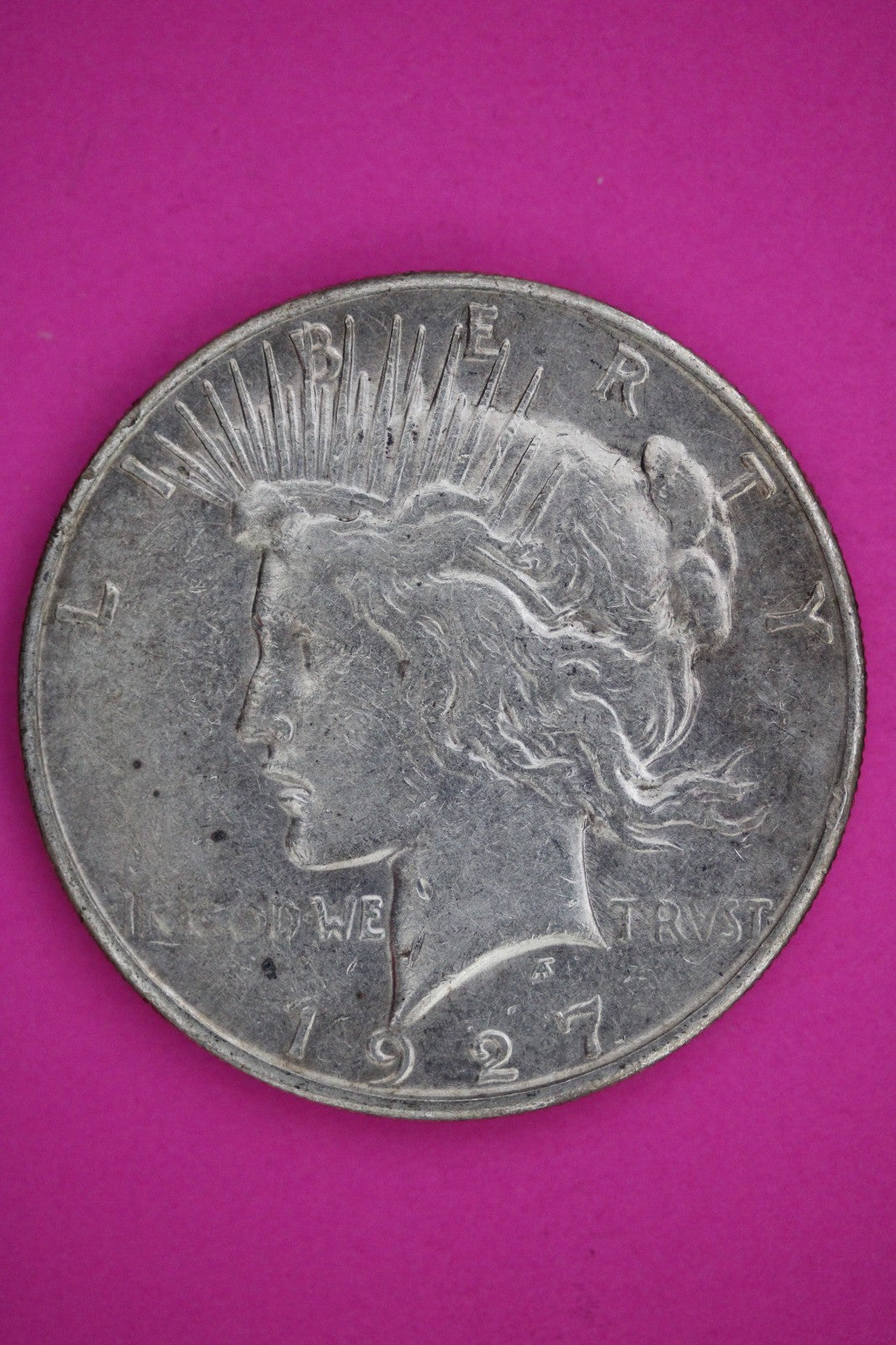 1927 S Peace Liberty Silver Dollar Guaranteed Authentic & Genuine Coin 2594
