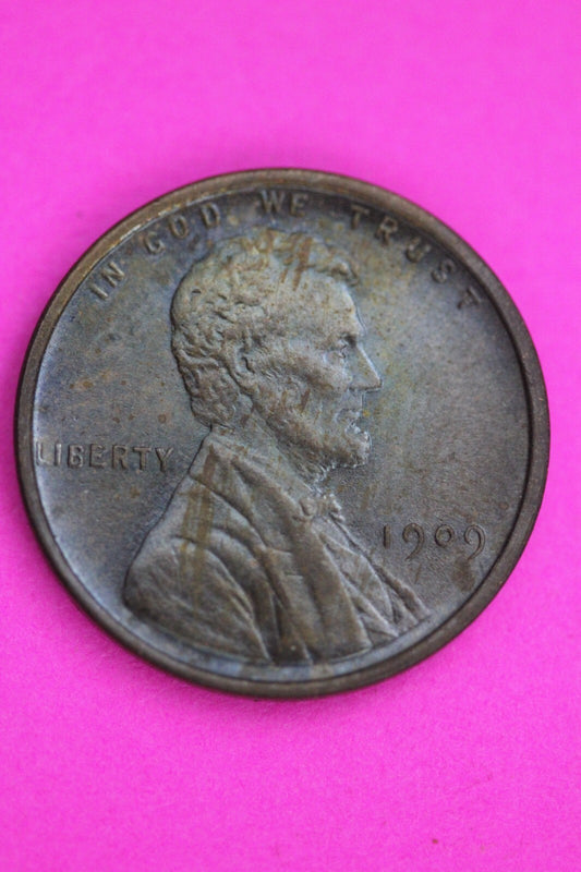 High Grade 1909 P  Abraham  Lincoln Wheat Cent Guaranteed Authentic Coin 1078
