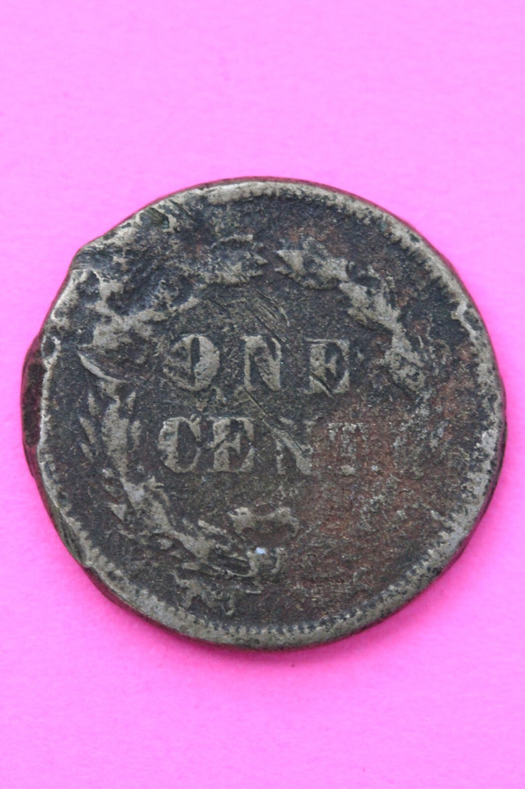 1859 Copper Nickel Indian Head Cent Penny Exact Early Type Coin Pictured 83