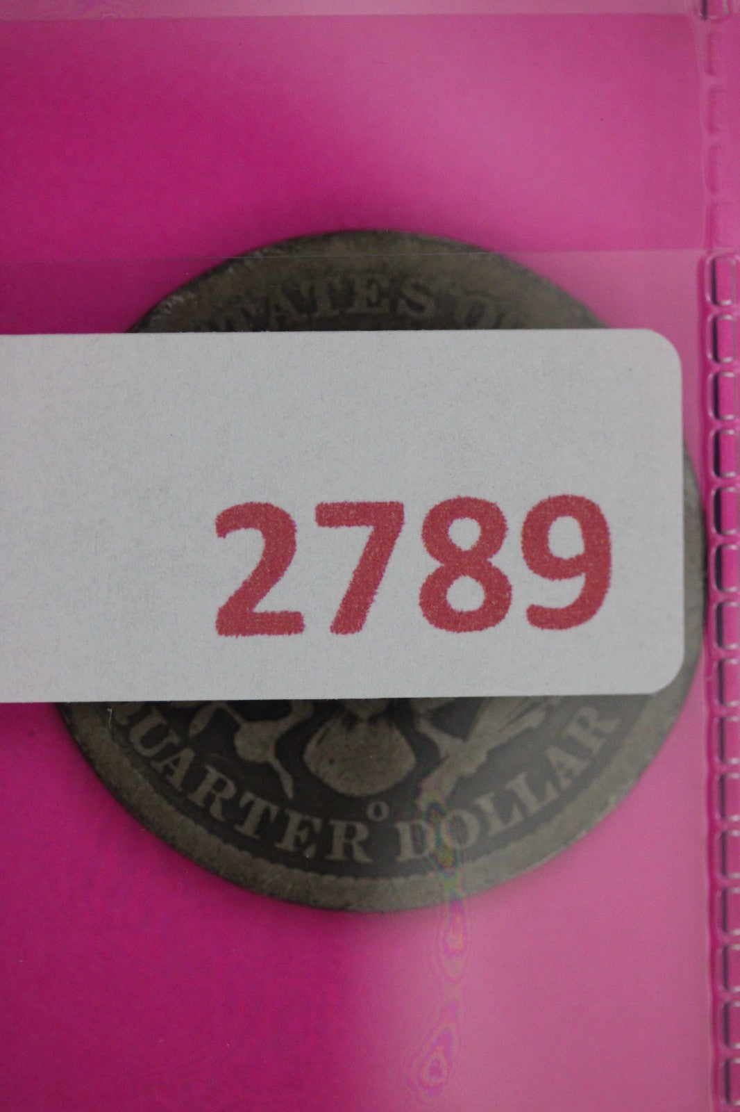 1896 O Barber Liberty Quarter Silver Exact Coin Shown Low Grade Filler 2789