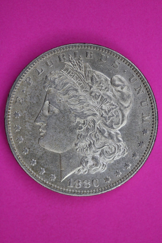 High Grade 1880 O Morgan Liberty Silver Dollar Guaranteed Authentic Coin 1808