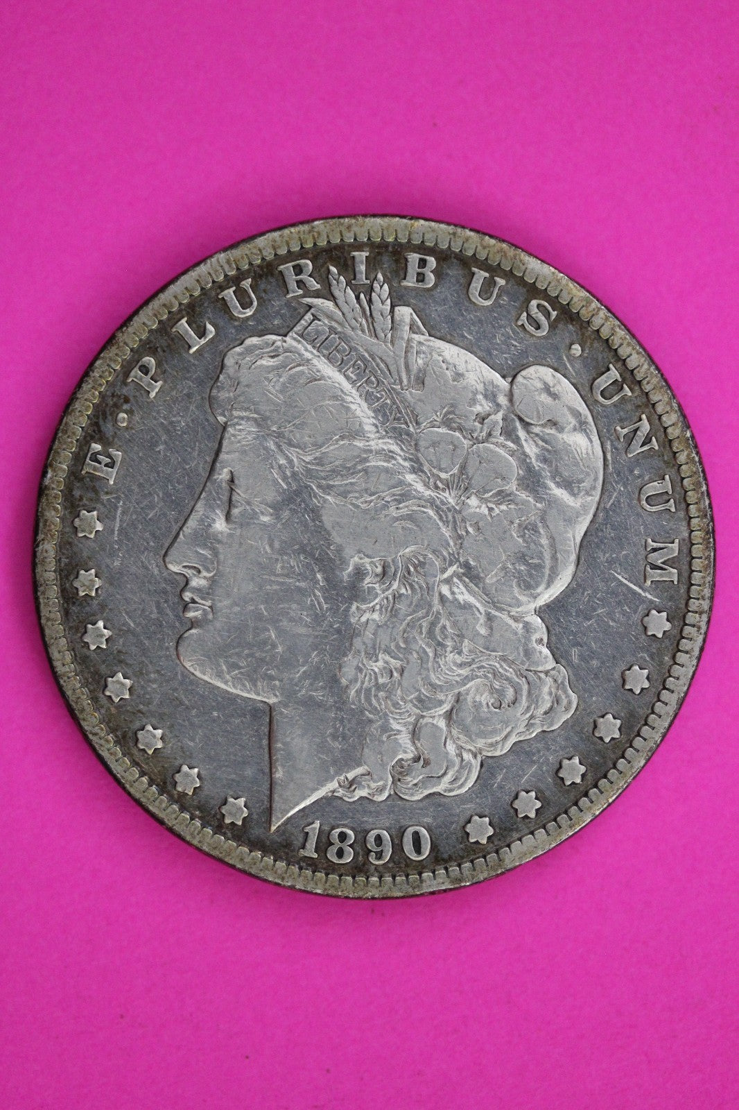 1890 CC Morgan Lady Liberty Silver Dollar Guaranteed Authentic & Genuine 1747