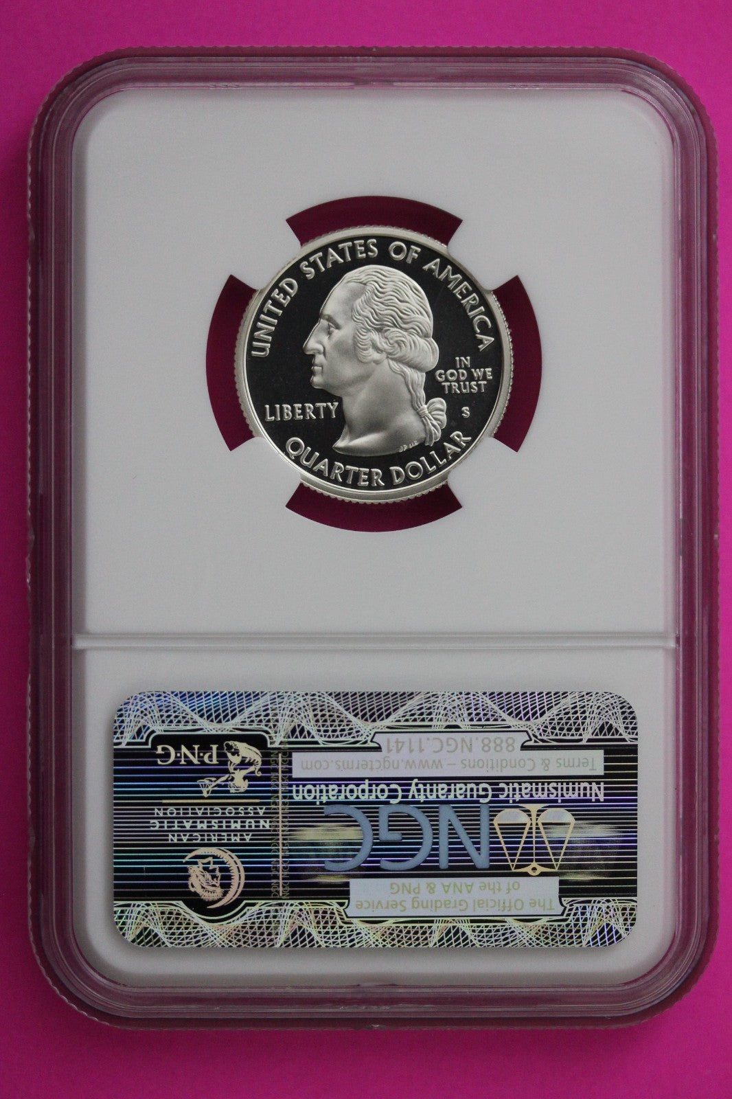 2003 S PF 70 Maine Silver State Quarter NGC Certified Authentic Slab 417