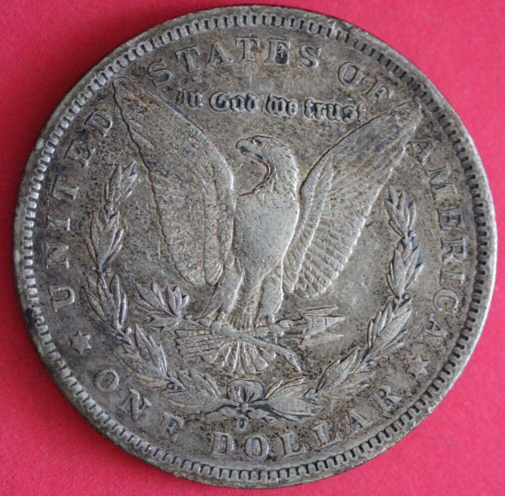 1897 O Morgan Silver Dollar Natural Toning Semi Key Date  322