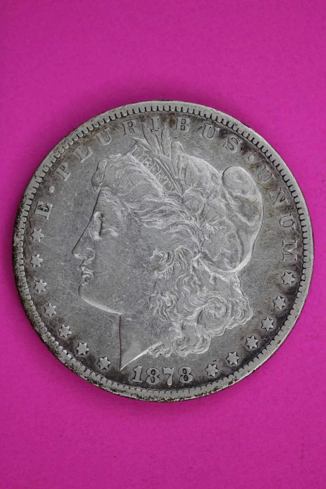 1878 CC Morgan Lady Liberty Silver Dollar Guaranteed Authentic & Genuine 1754
