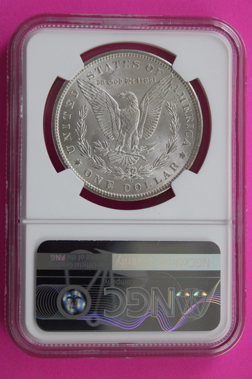 1899 O MS 63 Liberty Morgan Silver Dollar NGC Certified Graded Authentic 839