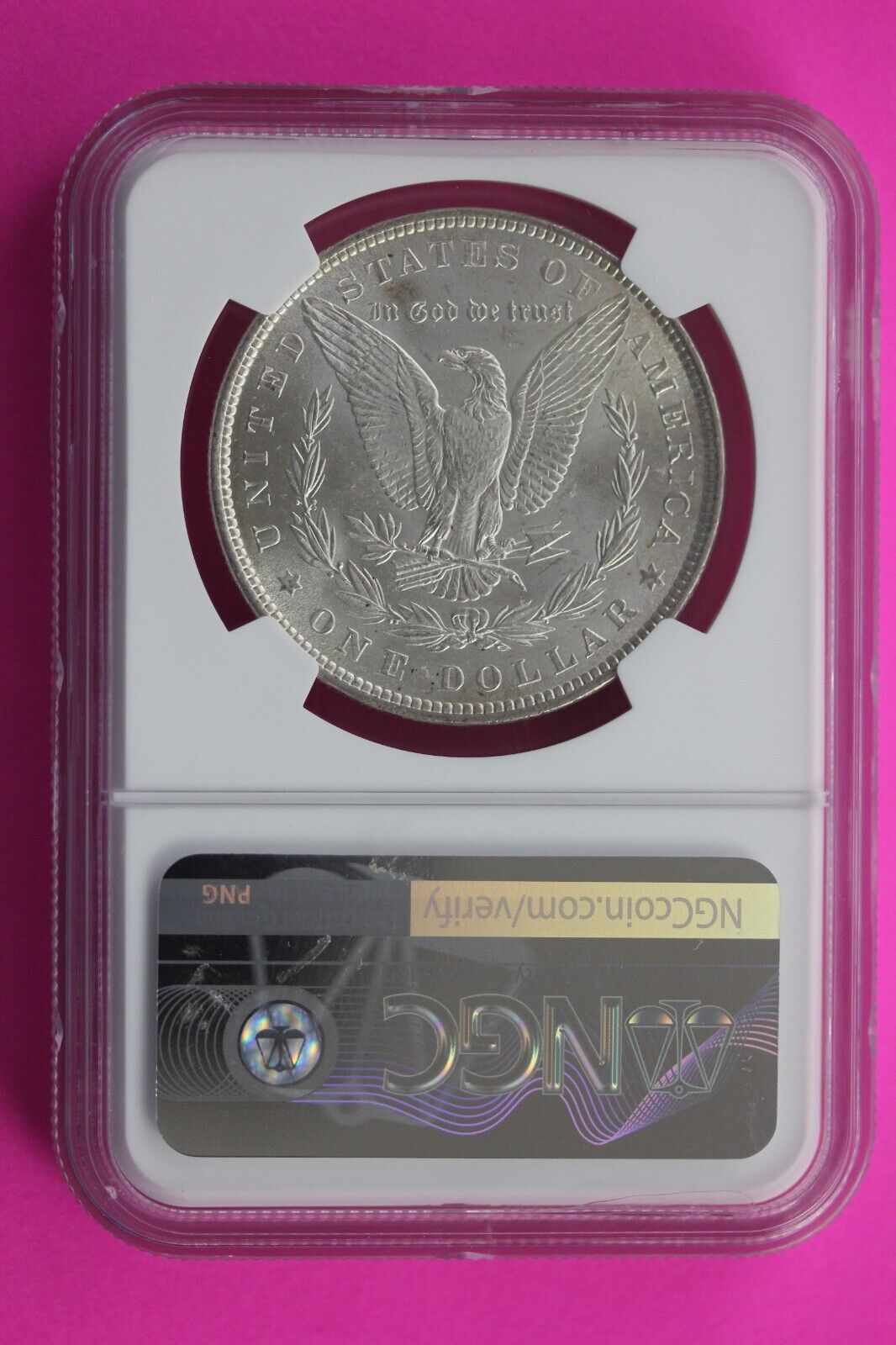 1881 P MS 63 Liberty Morgan Silver Dollar NGC Certified Slab Free Shipping 680