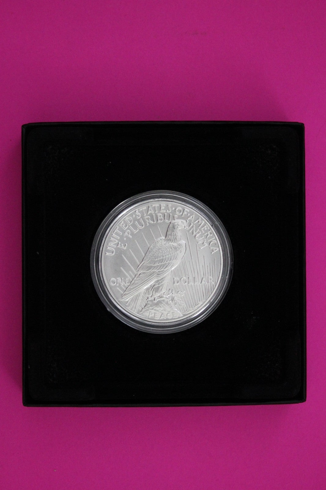 Gem Brilliant Uncirculated 2021 Peace P Silver Dollar 999 Fine Mint Box COA 6007