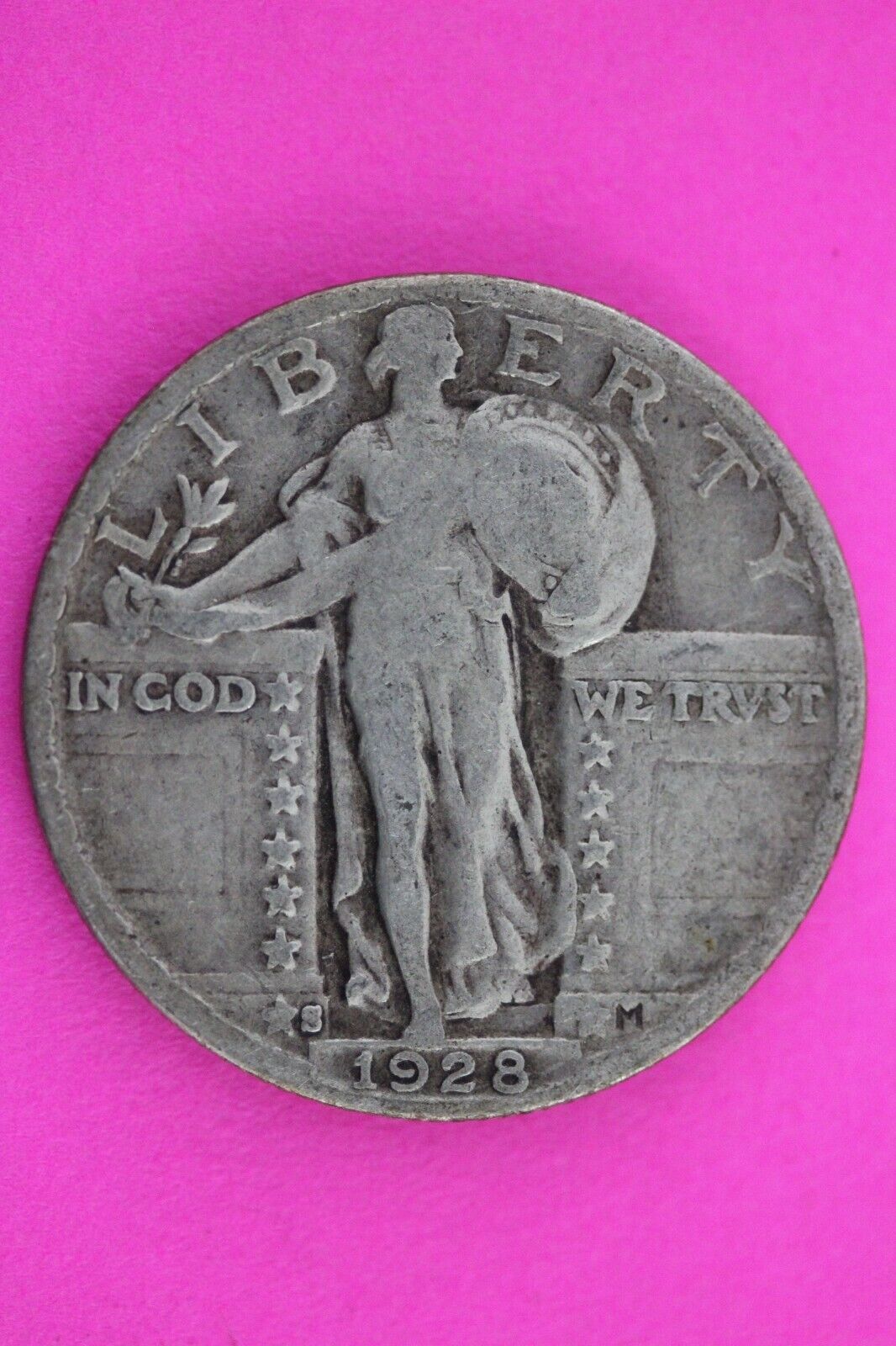 Full Date 1928 S Standing Liberty Silver Quarter You Get The Coin In Pic TOM 160