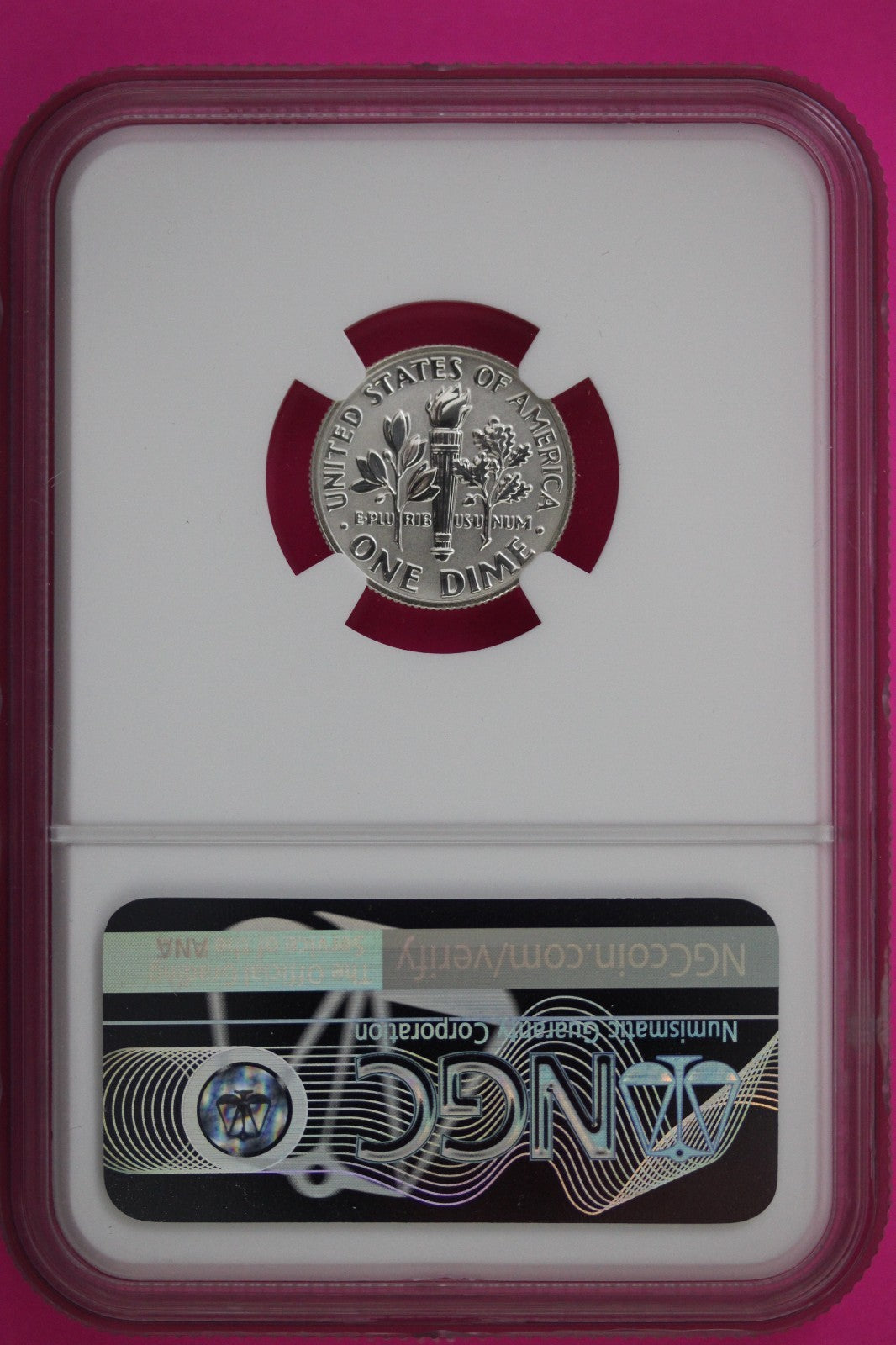 2018 S PF 70 Reverse Proof Roosevelt Silver Dime 1 Coin From a Proof Set NGC 222