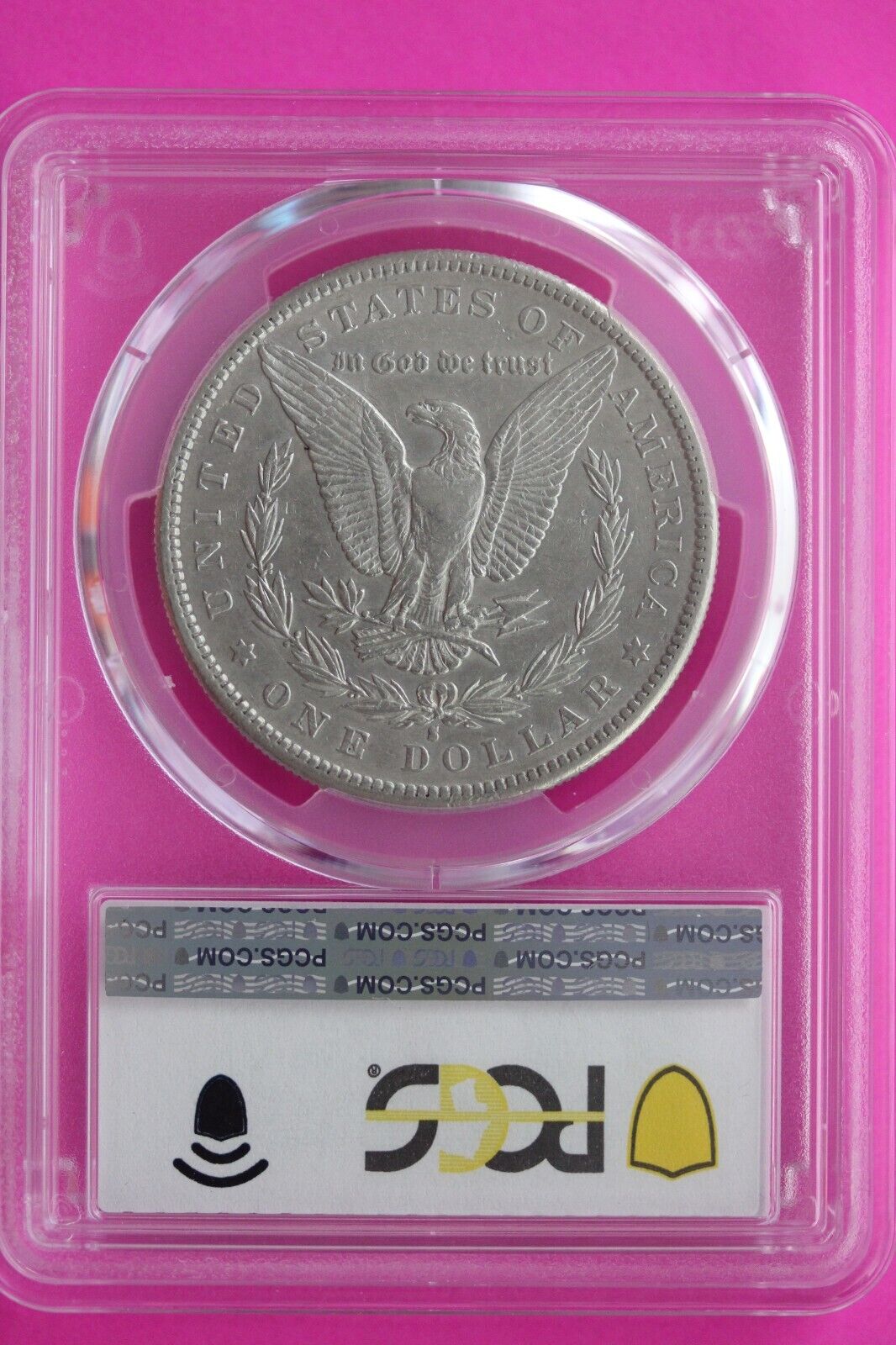 1884 S XF 45 Liberty Morgan Silver Dollar PCGS Certified Authentic Slab 864
