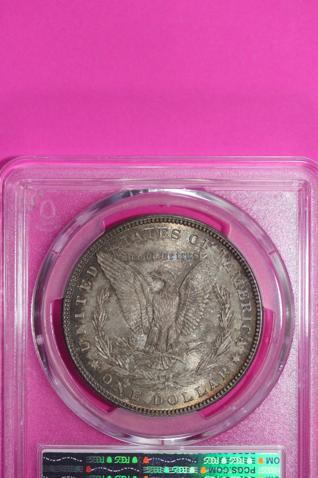 Nicely Toned 1882 P MS 63 Liberty Morgan Silver Dollar PCGS Certified Slab 762