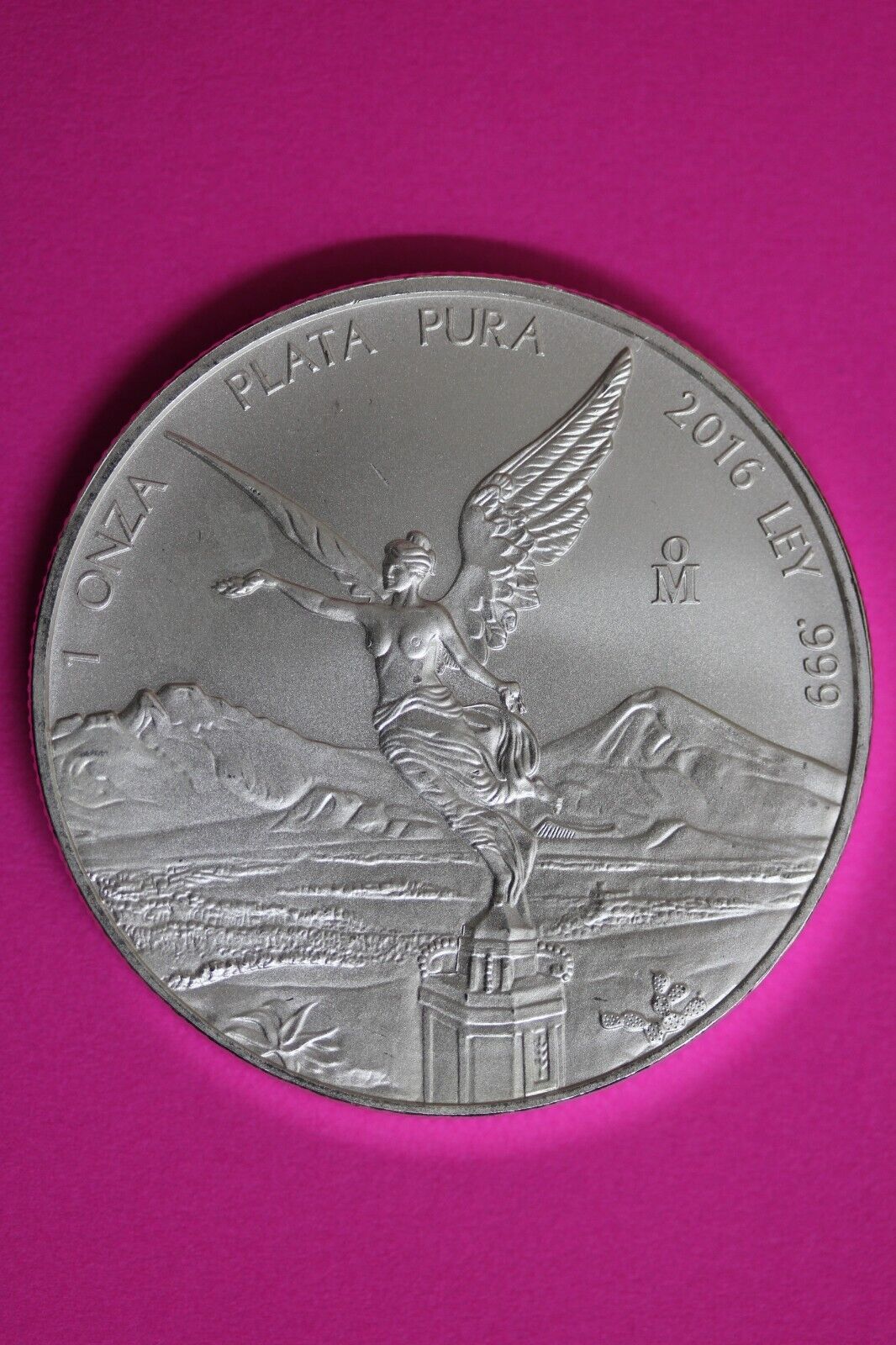 Gem BU 2016 Mexico Libertad Same Coin In Pics 1 Onza 1 OZ .999 Silver Coin 101