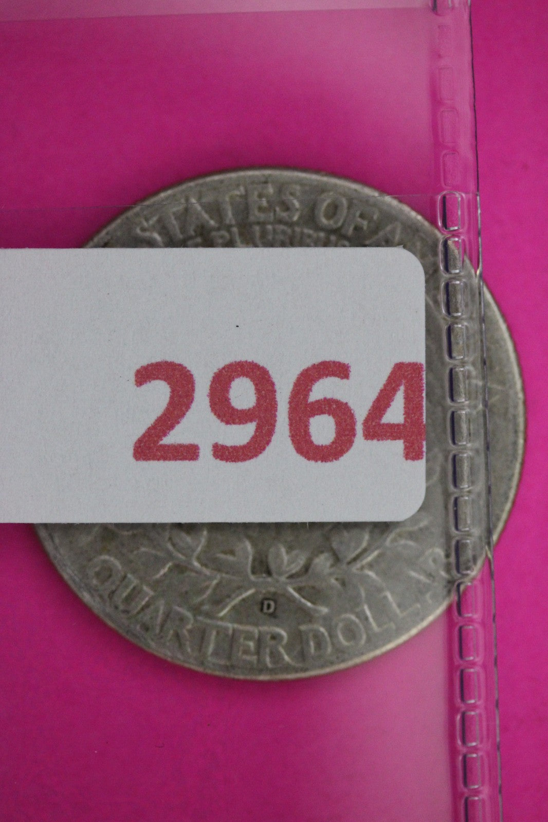 1936 D George Washington Quarter Silver Guaranteed Authentic & Genuine Coin 2964