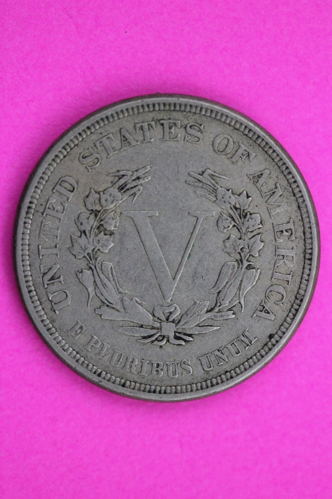 1883 No Cents V Liberty Nickel Scarce Semi Key Date Coin Free Shipping 0061