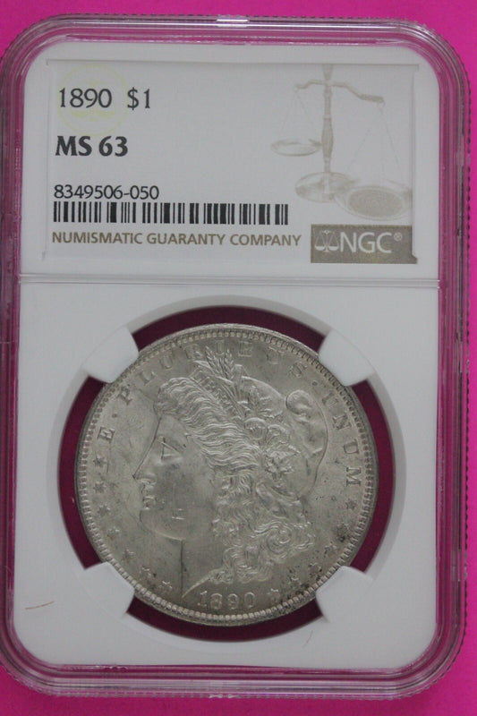1890 P MS 63 Liberty Morgan Silver Dollar NGC Certified Graded Authentic 692