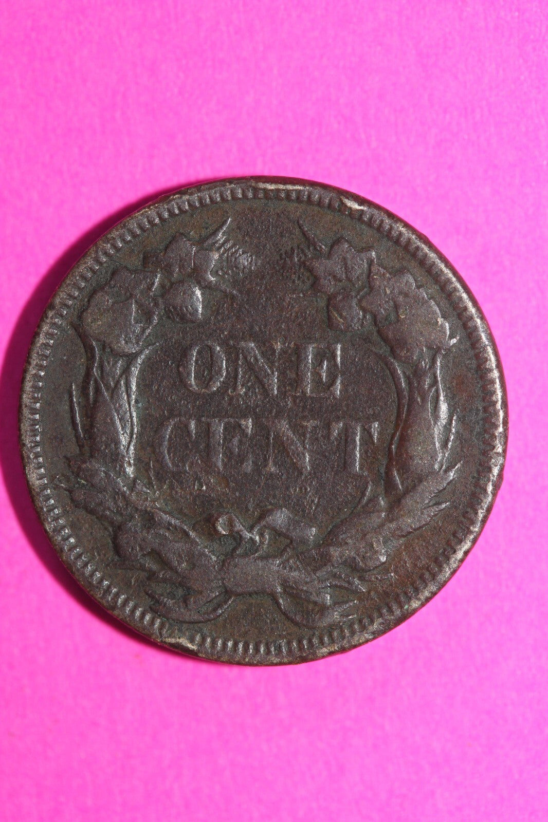 1857 Flying Eagle Cent Penny Exact Scarce Early Type Coin as Pictured 37
