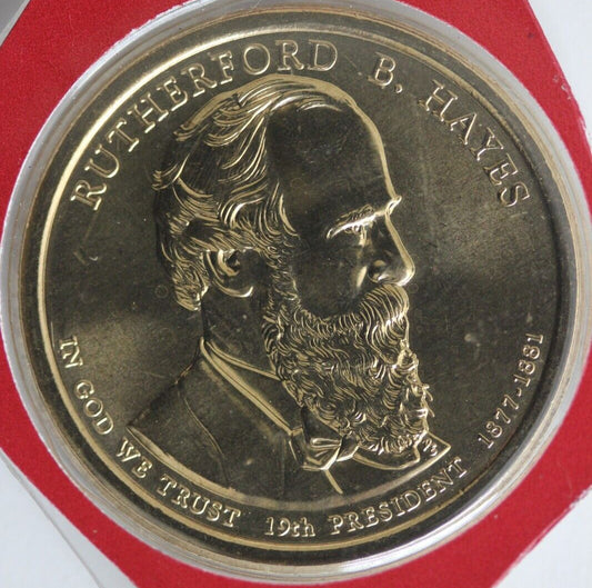 Gem BU 2011 D Rutherford Hayes Presidential Dollar Mint Cello Exact Coin TOM 53