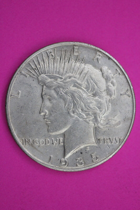 High Grade 1935 P Liberty Peace Silver Dollar Philadelphia Mint Nice Luster 204