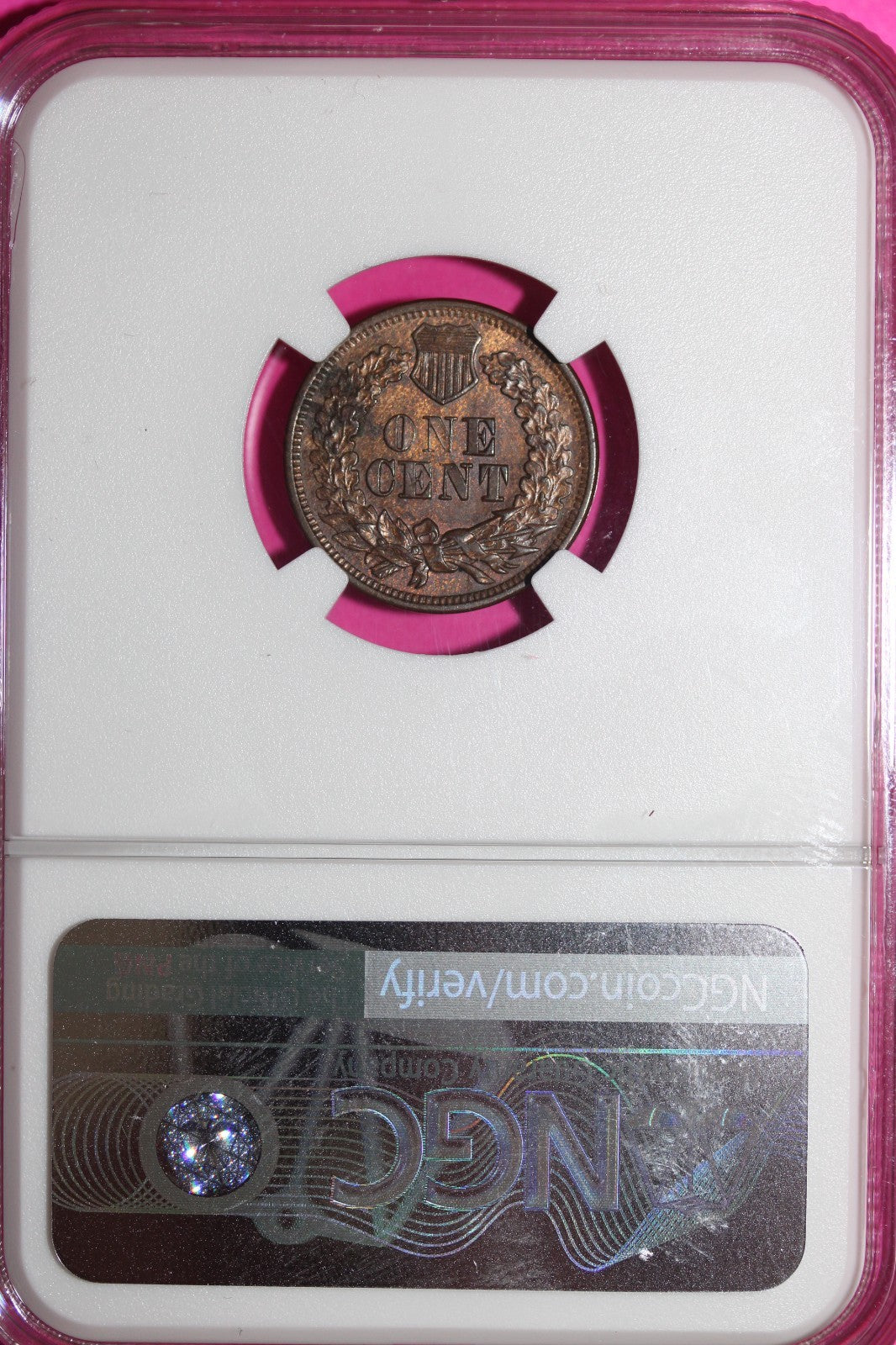 Mint Error 1866 Indian Head Obverse Rim Die Breaks AU Details NGC Certified 964