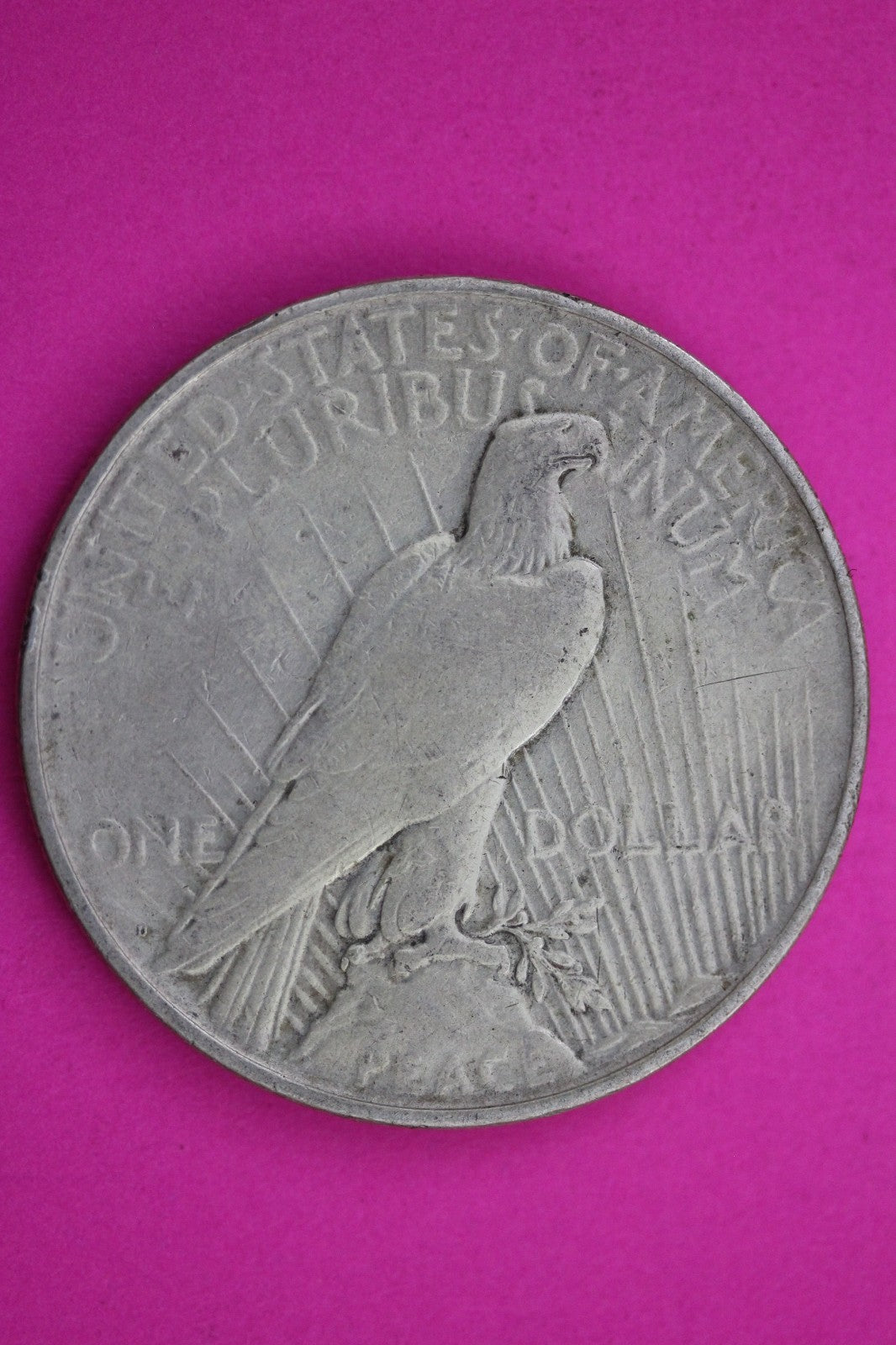 1927 D Peace Liberty Silver Dollar Guaranteed Authentic & Genuine Coin 1632