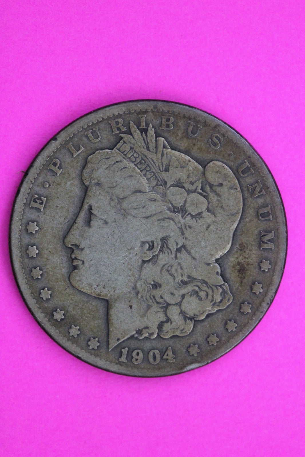 1904 S Morgan Lady Liberty Semi Key Date Silver Dollar Coin Authentic 1615