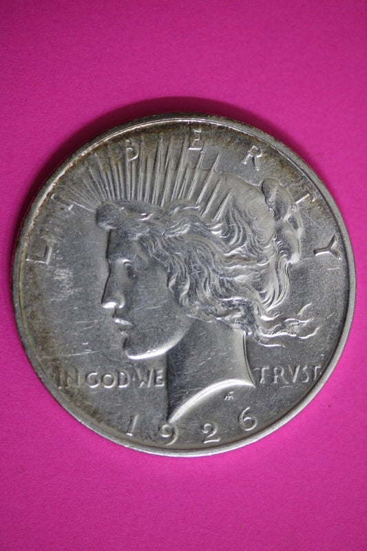 High Grade 1926 S Liberty Peace Silver Dollar Exact Coin In Pics Lots Luster 37