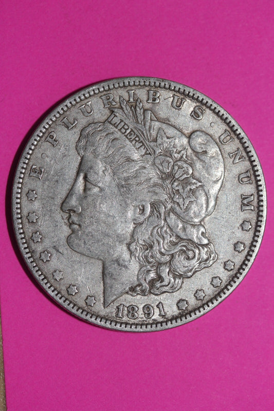 1891 O Morgan Liberty Silver Dollar Guaranteed Authentic & Genuine Coin 1138