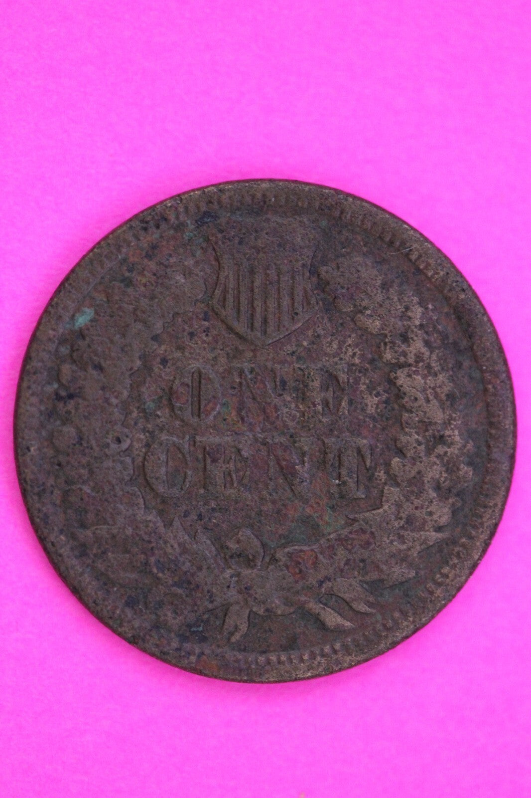 1864 L On Ribbon Bronze Indian Head Cent Penny Rare Exact Coin Shown 339