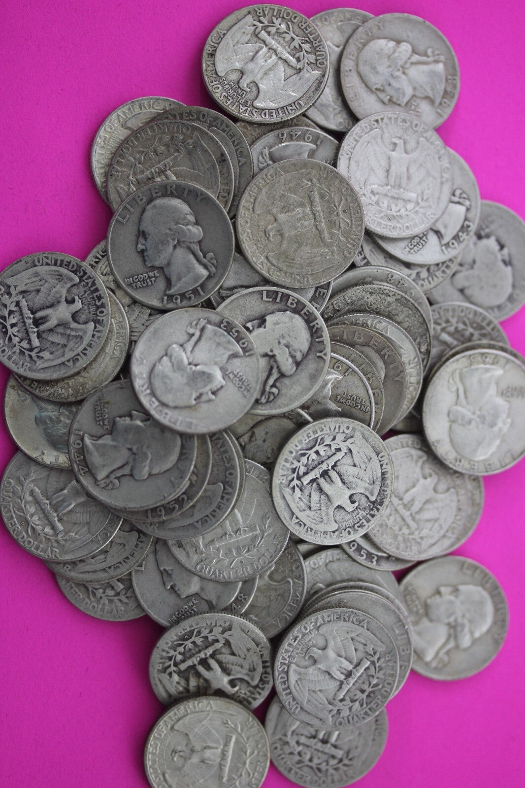 6 Standard Ounces Coin Weight 90% Silver Junk Washington Quarters Roosevelt Dime