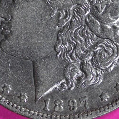 High Grade 1897 O Morgan Liberty Silver Dollar Semi Key Date Coin New Orleans 18