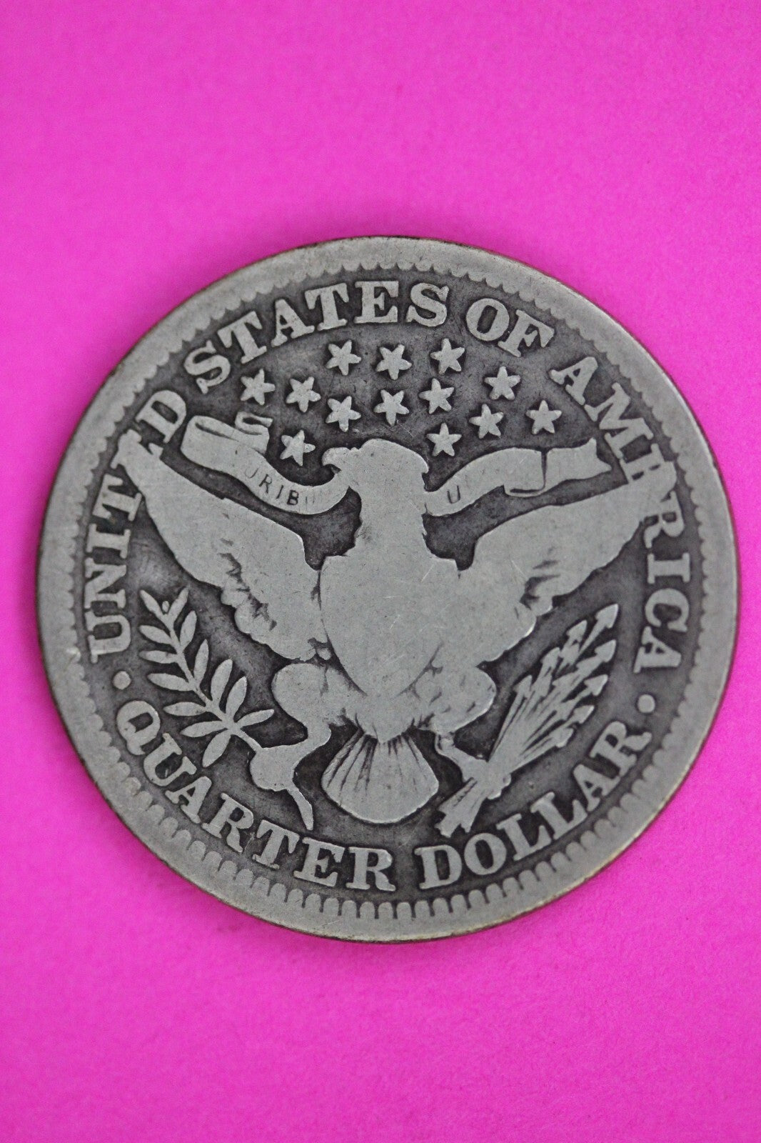 1913 P Barber Liberty Silver Quarter Guaranteed Authentic & Genuine Coin 1460