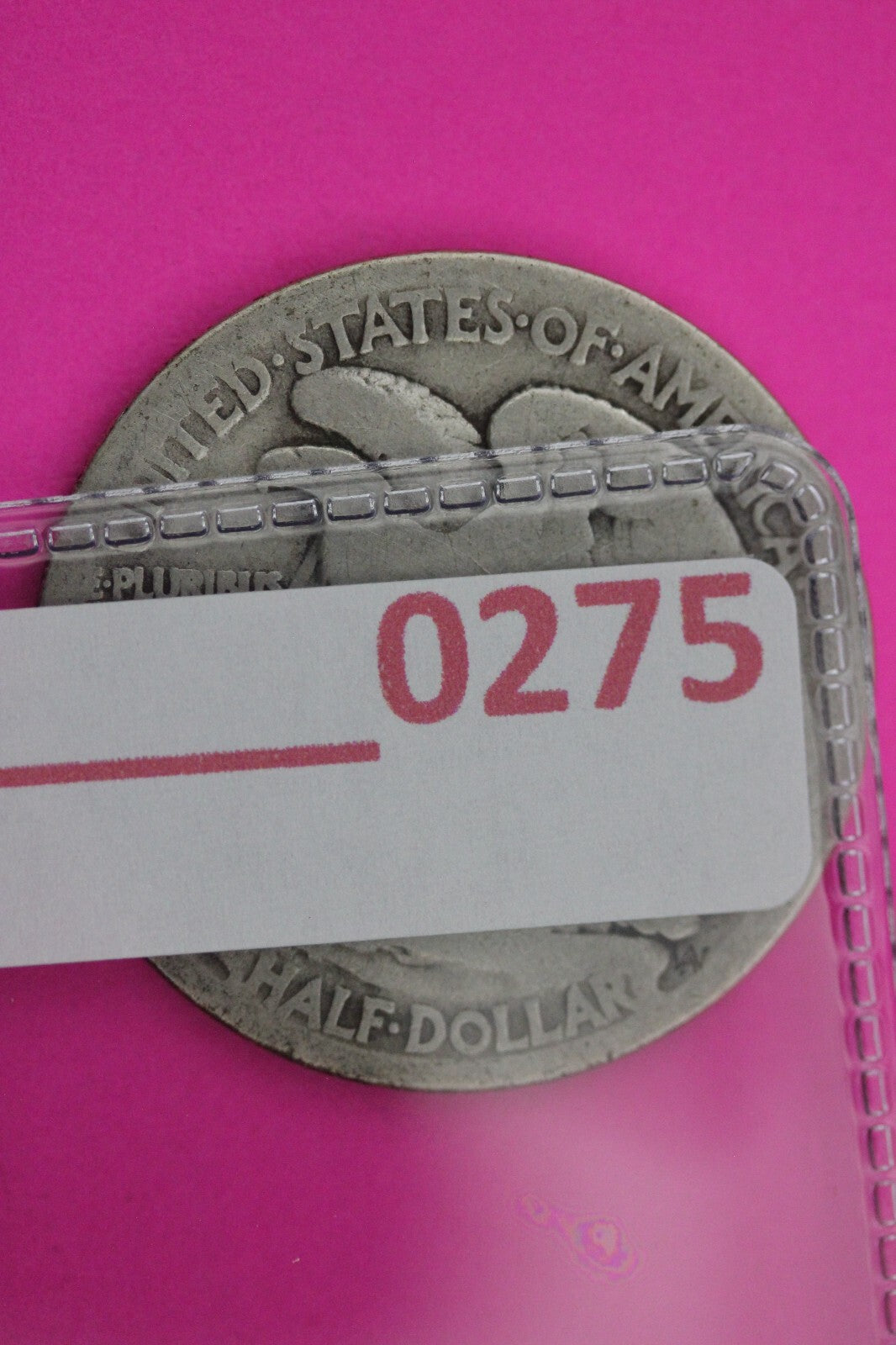 1916 S OBV Walking Liberty Silver Half Dollar Walker Guaranteed Authentic 0275N