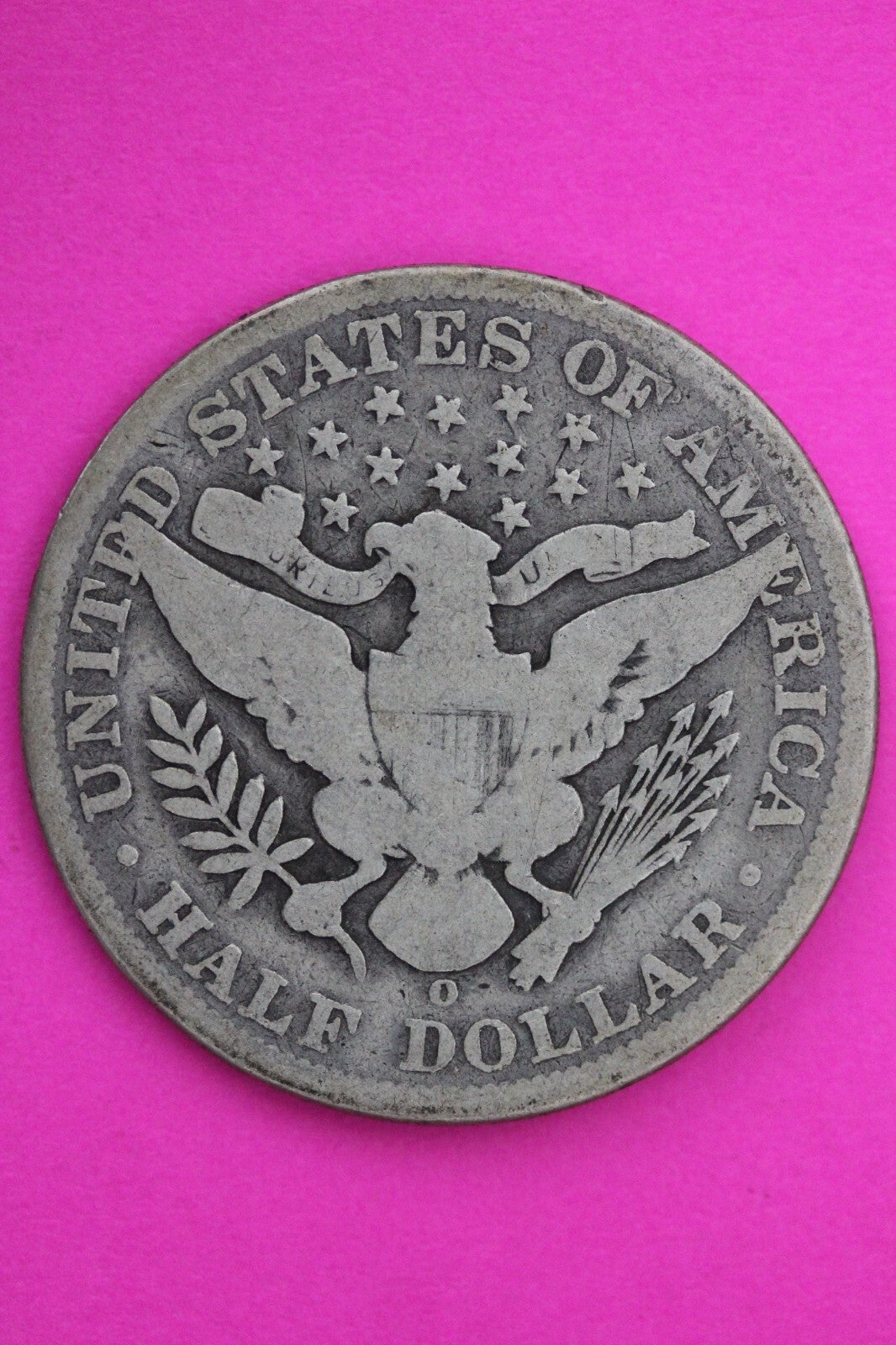 1899 O Barber Liberty Half Dollar Silver Coin Scarce Semi Key Date Genuine 0423N