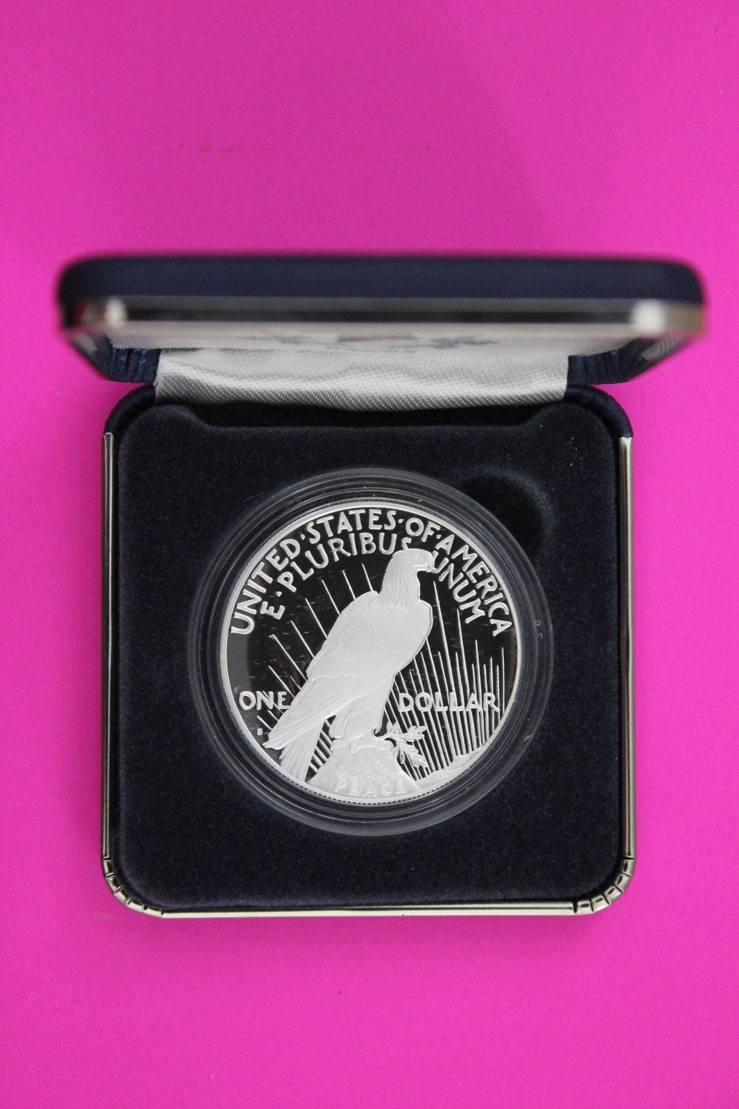 Gem Deep Cameo Proof 2024 S Peace Silver Dollar 999 Fine Mint Box & COA 6018