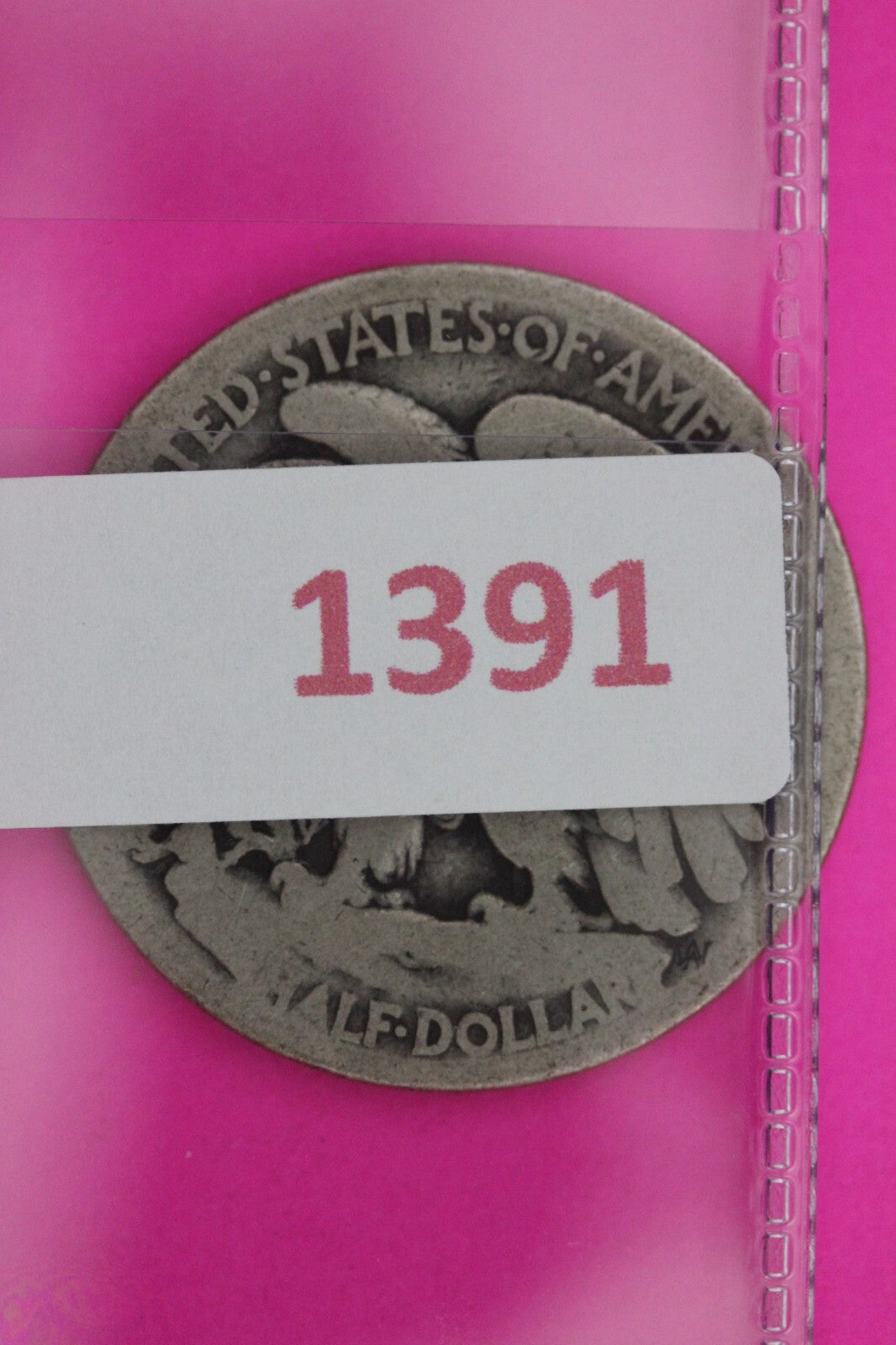 1916 S Obverse Walking Liberty Silver Half Dollar Guaranteed Authentic Coin 1391