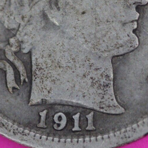 1911 P Barber Liberty Dime Scarce Semi Key Date Coin Philadelphia Mint 16