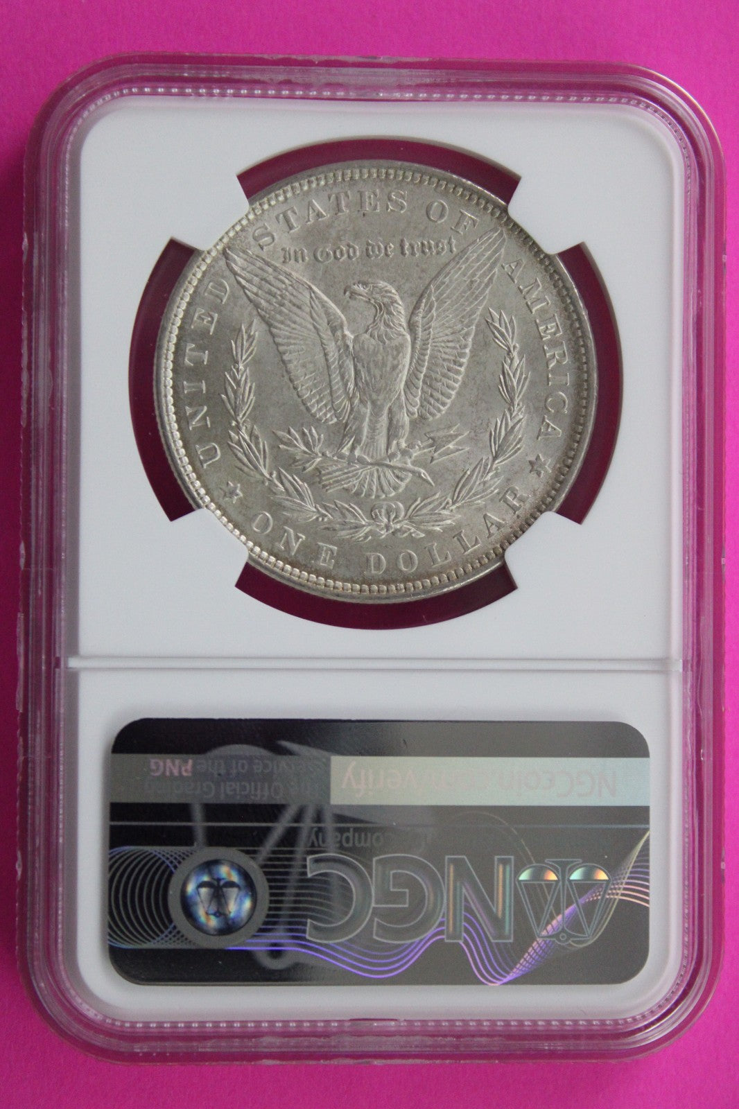 1889 P MS 63 Liberty Morgan Silver Dollar NGC Certified Graded Authentic 824