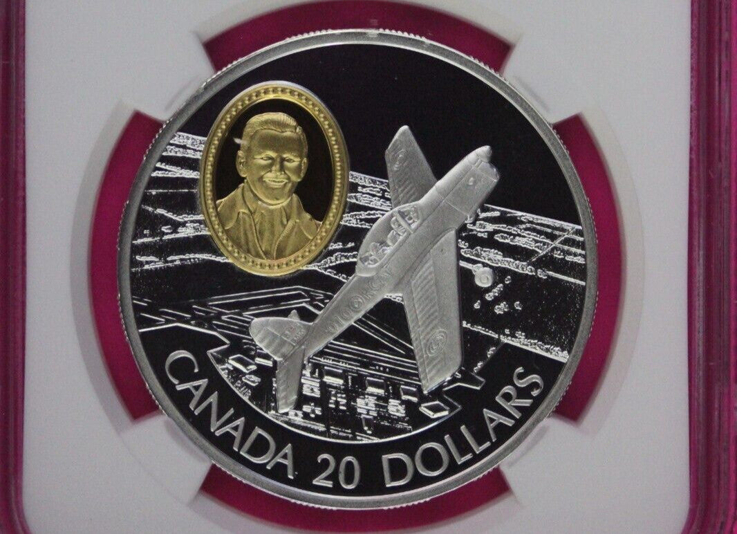 1995 PF 69 Ultra Cameo Canada Aviation Series DHC-1 Chipmunk 20 D NGC Slab 1059