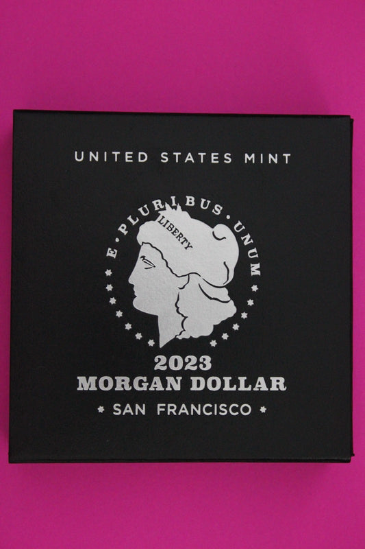Gem Deep Cameo Proof 2023 S Morgan Silver Dollar .999 Mint Box COA 6053