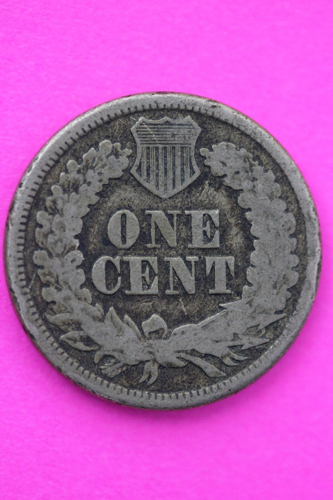 1863 Copper Nickel Indian Head Cent Penny Early Type Coin Exact Coin Pictured 45