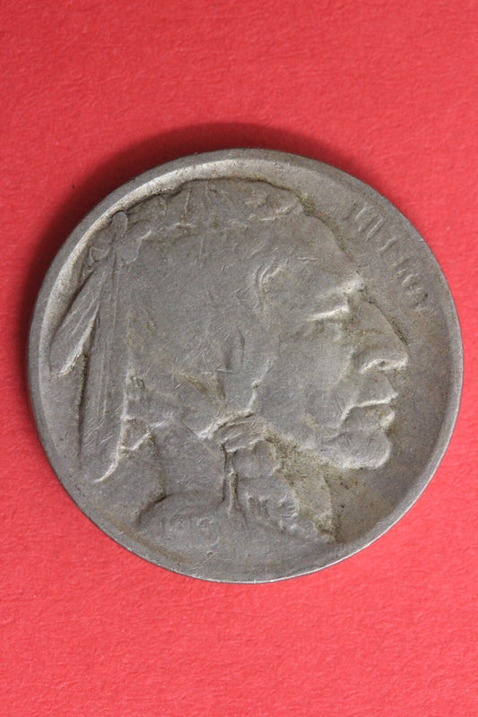 1913 P Type 1 Buffalo Nickel Exact Coin Pictured Fast Flat Rate Shipping OCE 43