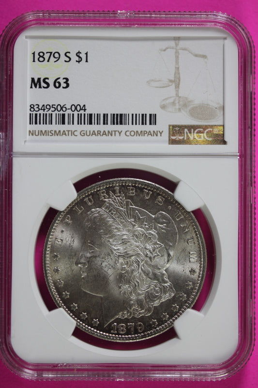 1879 S MS 63 Liberty Morgan Silver Dollar NGC Certified Graded Authentic 679
