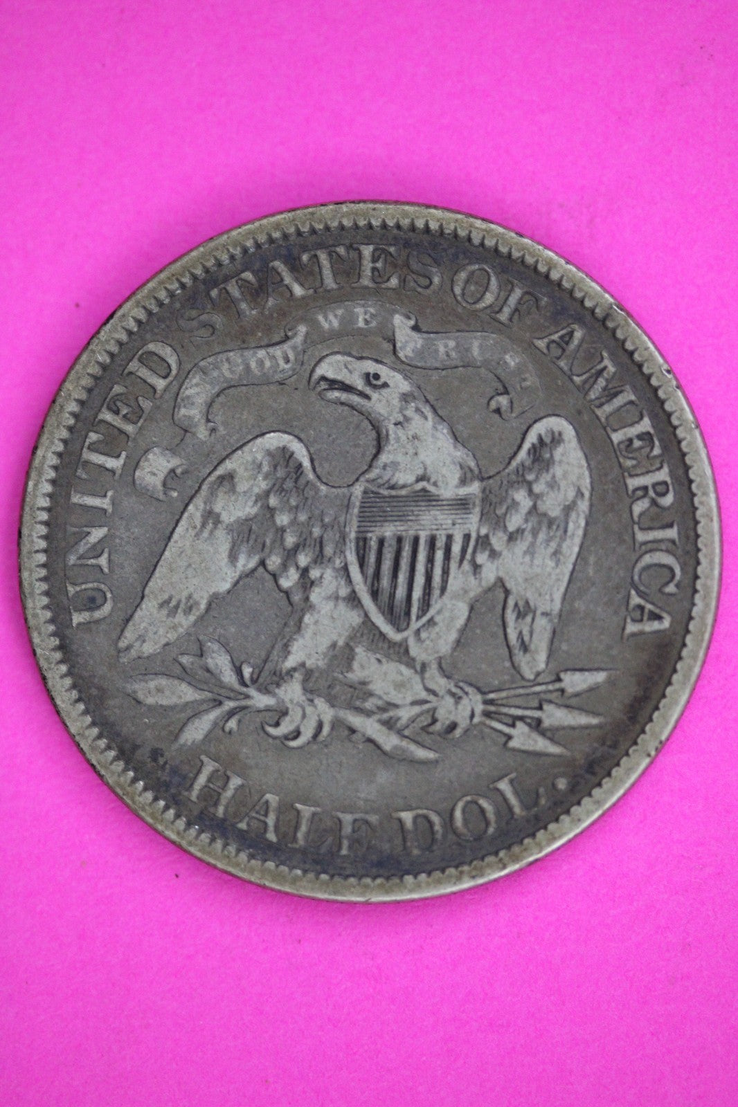 1876 P Seated Liberty Half Dollar Silver Guaranteed Authentic Genuine Coin 2942