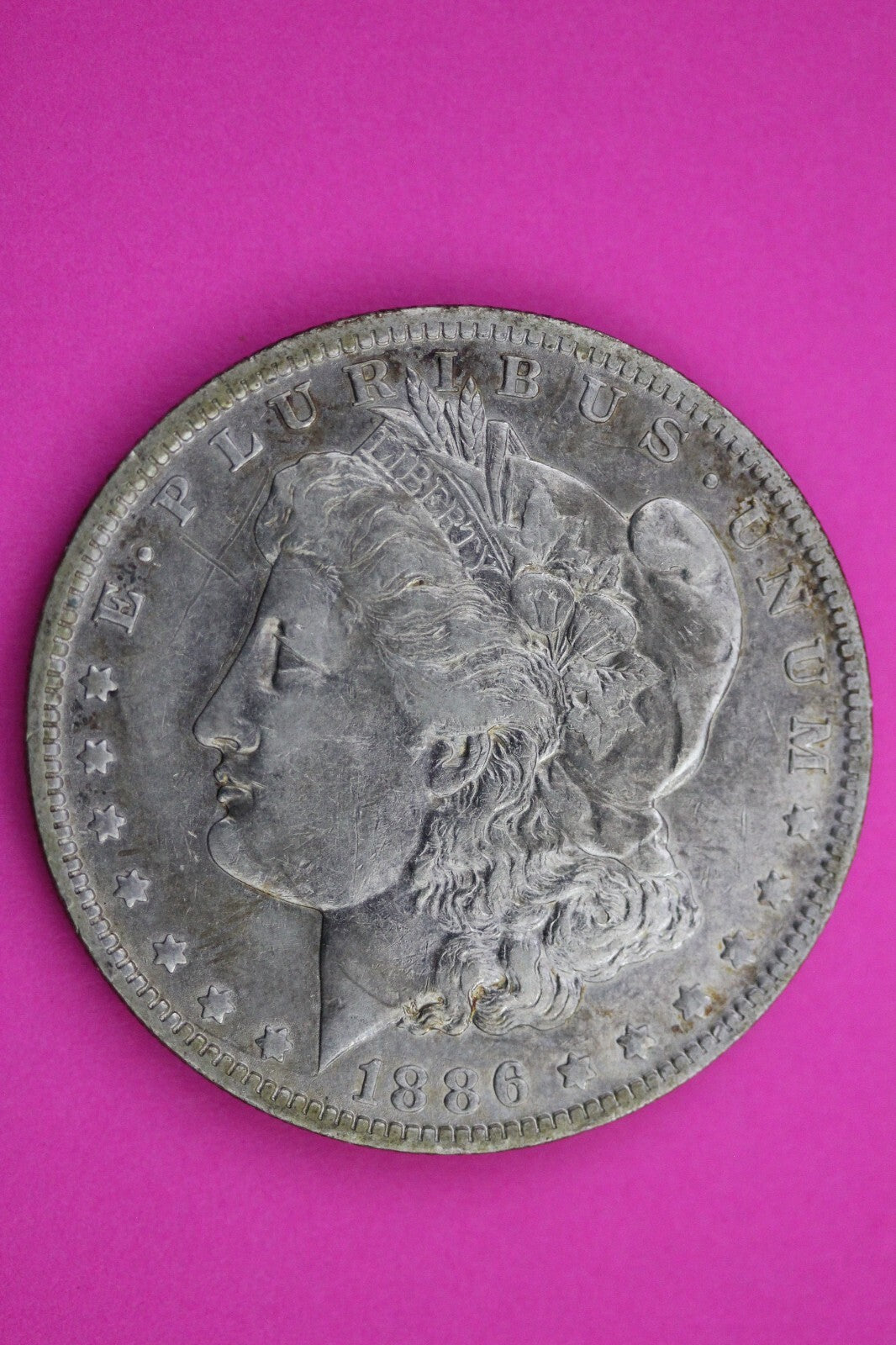 1886 O Morgan Lady Liberty Rare Date Silver Dollar Guaranteed Authentic 0184N