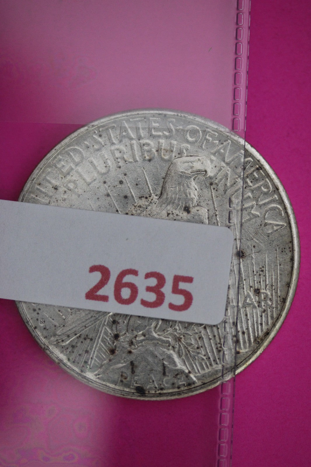 High Grade 1925 S Peace Silver Dollar LIberty Coin Authentic & Genuine 2635