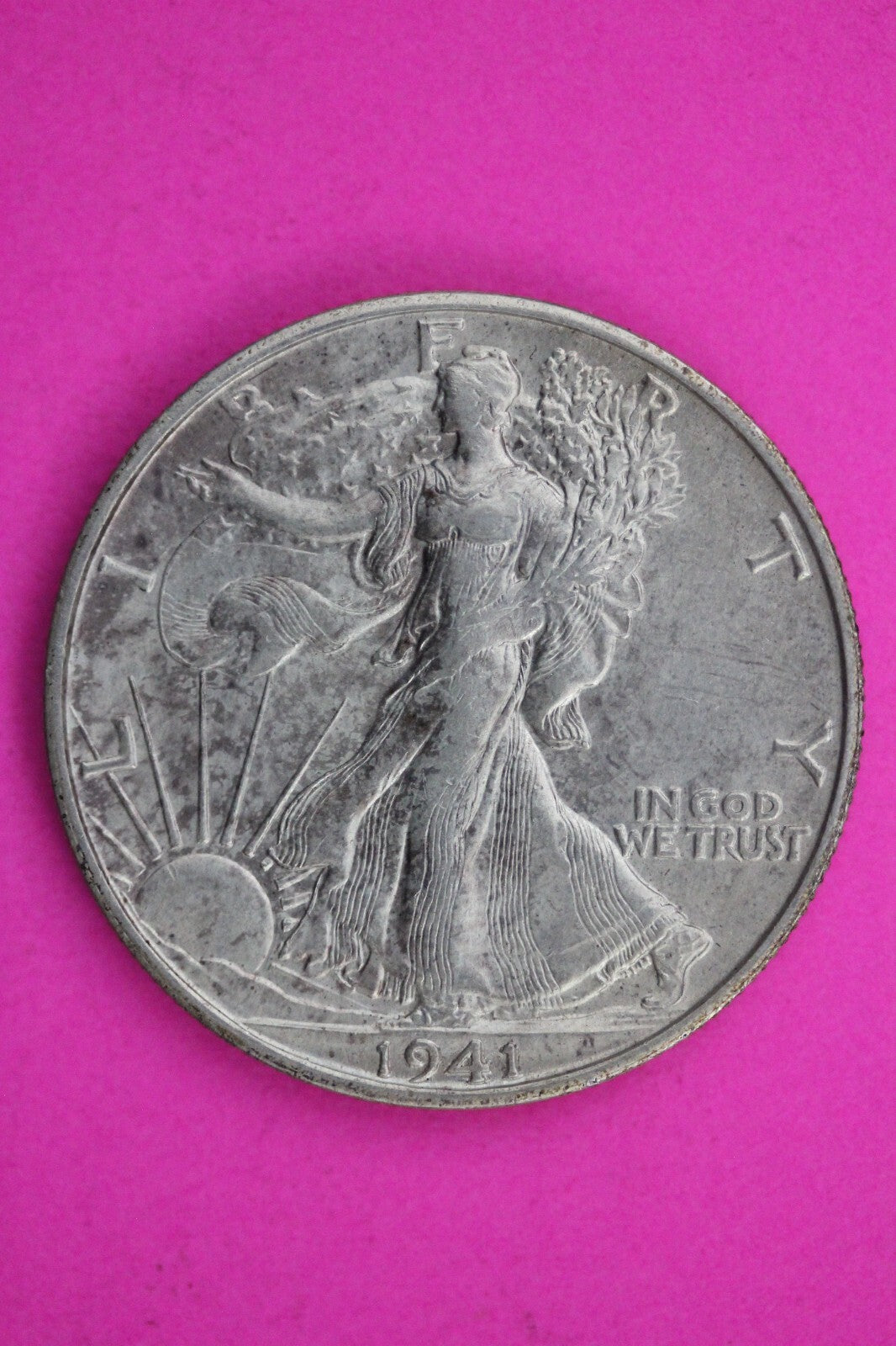 High Grade 1941 S Walking Liberty Half Dollar Scarce Key Date Silver Coin 146