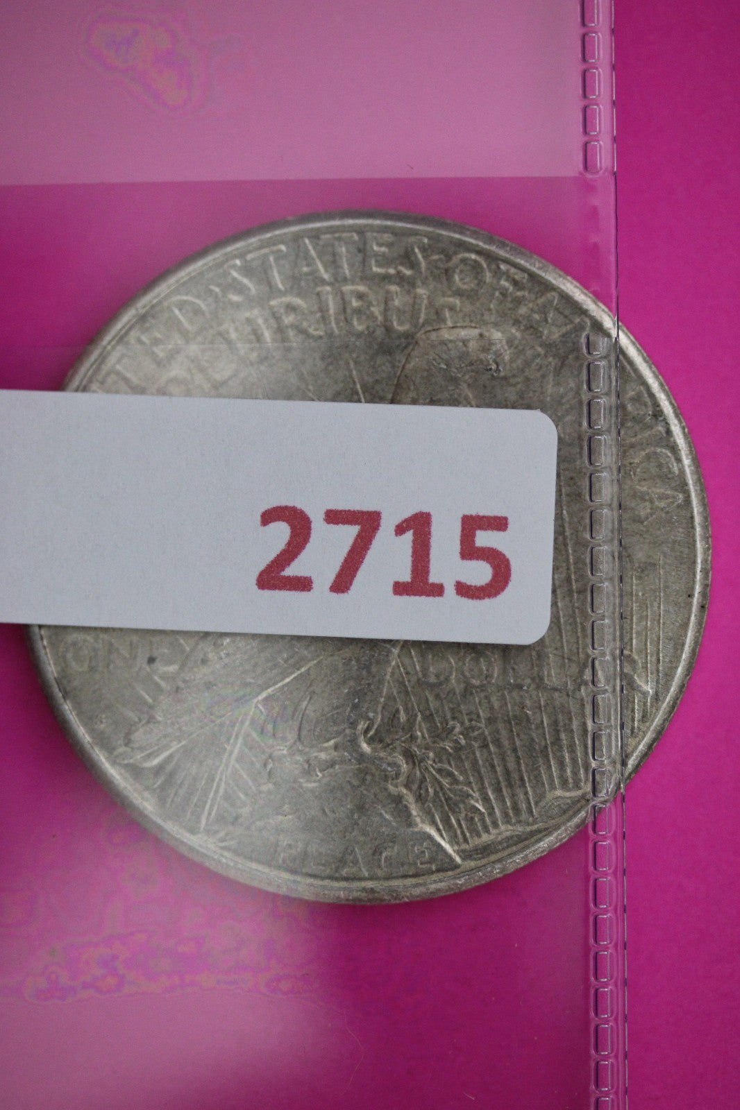 1925 S Peace Lady Liberty Semi Key Date Silver Dollar Guaranteed Authentic 2715